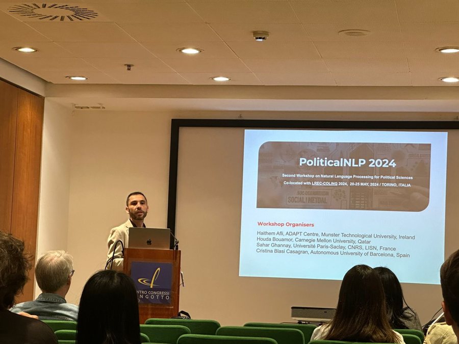 Political NLP workshop session, 2024.